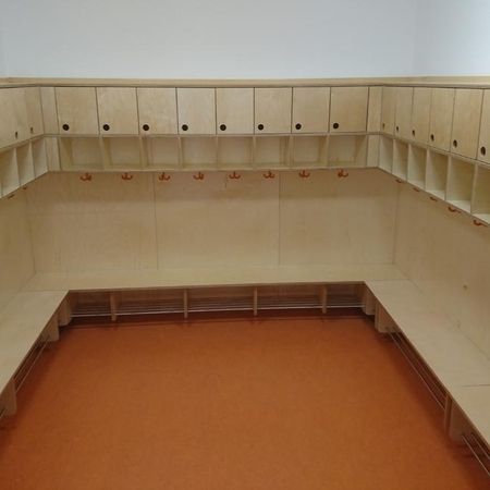 Garderobe Kindergarten in Birke MPX
